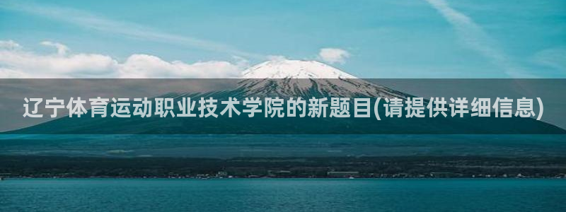3377体育能爆吗：辽宁体育运动职业