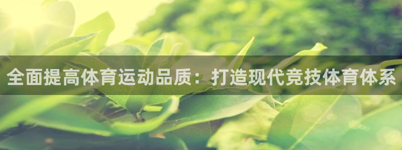  3377体育是干嘛的：全面提高体育运动品质：打造现代竞技体育